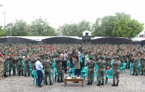 Defence Minister thanks MNDF efforts during recent fire incidents