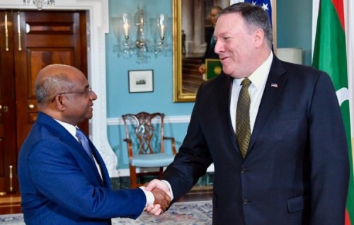 America ge Haarijee vazeeru Raajje vadaigannavaanee anna budha dhuvahu