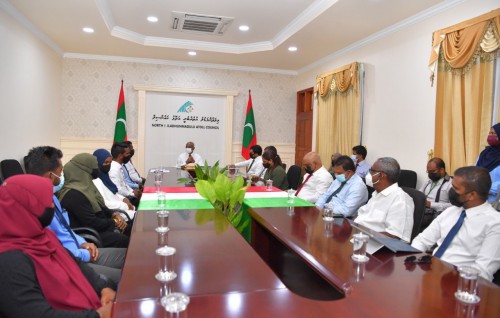 Visnumakee atholhuge tharahgeege marukazah Funadhoo hedhun: Raees