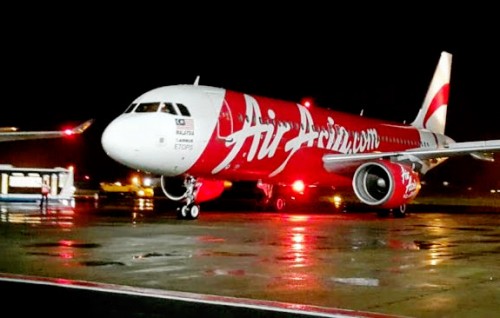 AirAsia flight catches fire, makes emergency landing back at VIA