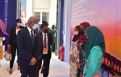 Raees Solih EXPO 2020 Dubai ah ziyaaraikurehvvun
