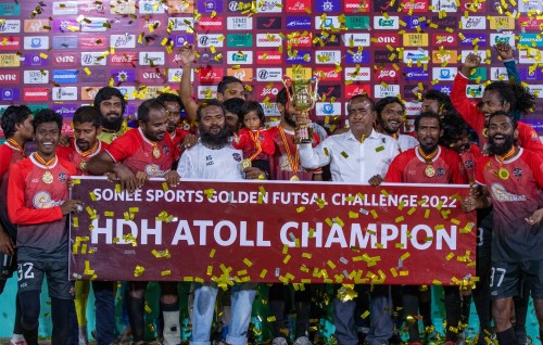 Shaappe ge 4 goal aaeku Vaikaradhoo balikoh, Atoll champion kan Naivaidhoo ah