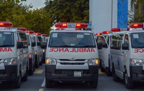 20 ambulances for atolls brought, 40 more to come before end of year