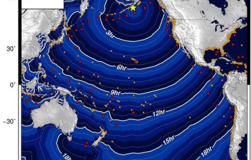 Alaska ah baarugadha binhelumeh ais Tsunami ge inzaaru dheefi