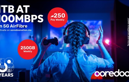 Ooredoo 5G AirFibre router in 50 percent discount,  gamers ah 250 GB libey plan eh!