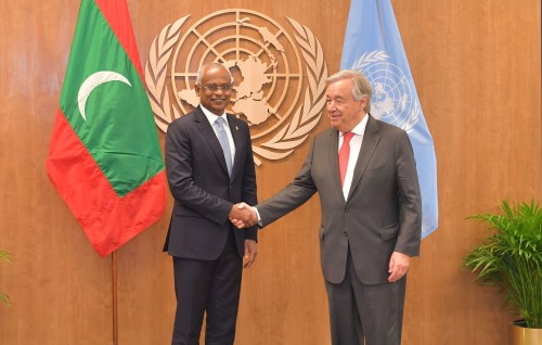 President meets the Secretary-General of the United Nations
