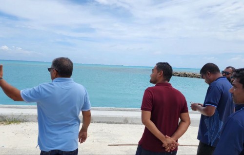 Hulhumeedhoo Fisheries Complex ge bandharu ge bodu bai nimijje