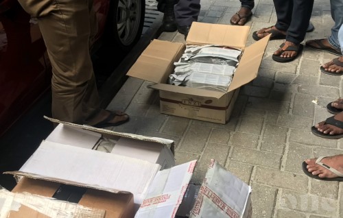 Police seize large quantities of alcohol from Taxi in capital city