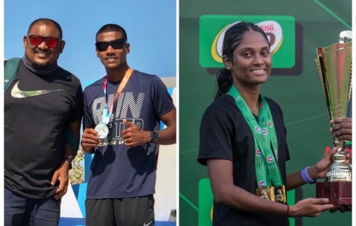 Fazeel ah furathama bainalaguvaamee ran medal, Jaisha ah gaumee record eh