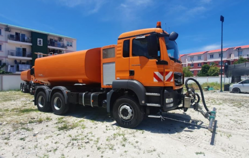 United Arab Emirates donates two Sanitization Trucks to the Maldives