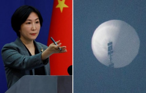 China urges calm over 'spy' balloon in US airspace