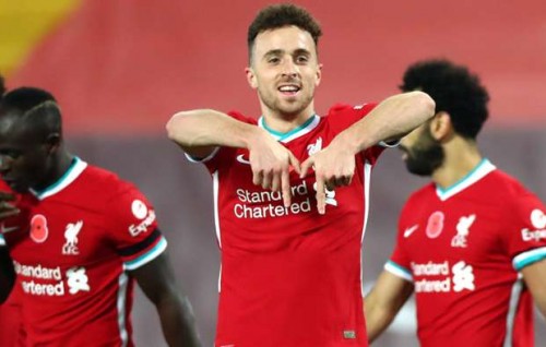 Jota araa jehi goal in molhuve Liverpool 1 vana ah