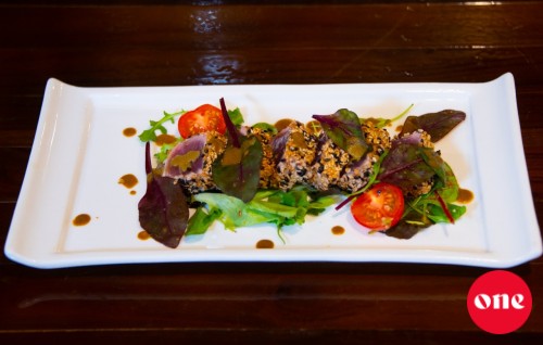 One Kitchen: Sesame Crusted Seared Tuna with Wasabi Soy Recipe