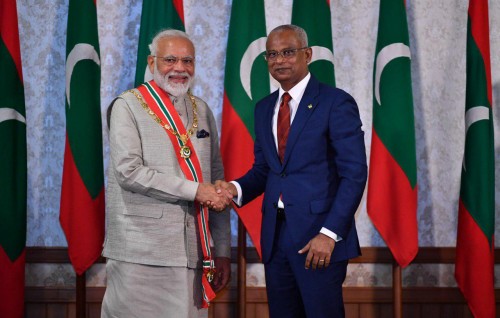 Modi conferred with  the Order of the rule of Izzudeen
