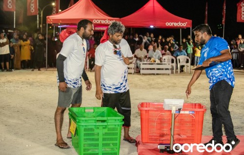 80,000 rufiyaa ge inaamaaeku miaharuge Ooredoo massrace Huraa adhi Funadhoo gai 