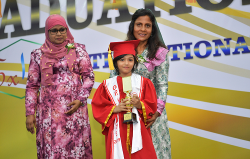 First Lady attends graduation of Excel International School