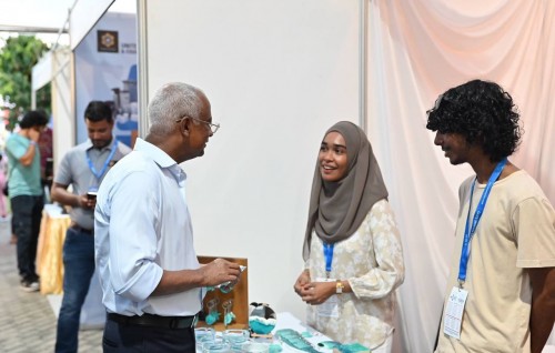 Raees Solih Marine Expo ah ziyaaraiy kurahvaifi