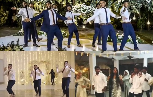 Mihaaru raahjjeygauives Brides maidunnai groomsmenunge surprise neshunthah, kaiveni party thakuge enme salhi faraaiy