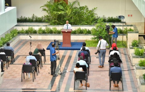 President Solih calls on journalists to focus on investigative content rather than speculation