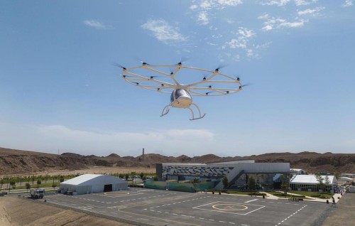 Saudi gai furathama faharah electric air taxi flight test kohffi