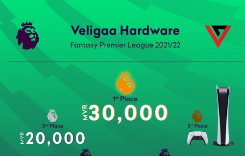 Aguhuri inaamu thakaa eku Veligaa Hardware fantasy premier league iulaan koffi