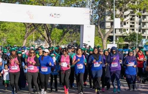 7000 women set a record in Maldives at WIM COCO Chic “Run With Us”