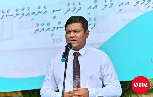 Transport Minister Ameen ah Majlis in ruhun dheefi