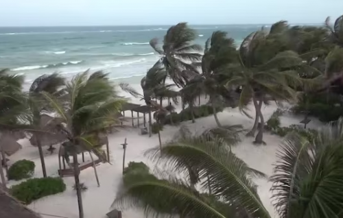 Mexico's coast battered by Hurricane Beryl