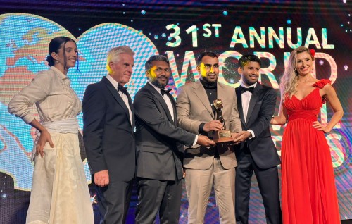Raajje ah 5 vana faharah ''World Leading Destination Award'' libijje