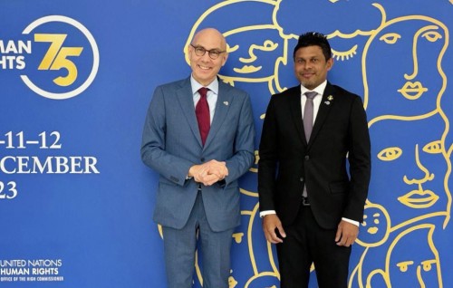 Insaanee haggu thah negehettumuge gaumee nizaamu harudhanaa kurumah Raajje othee thayyaarah: Naibu Raees