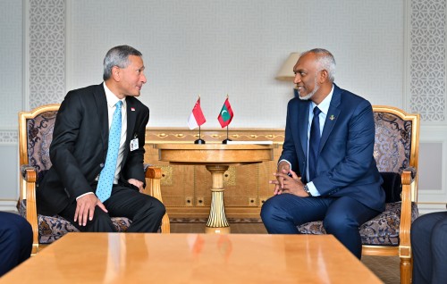 Singapore aai Raajjeyge gulhumah 50 aharu: Raees vidhaalhuvee gulhun ithurah badhahi vegen dhaaneh kamah