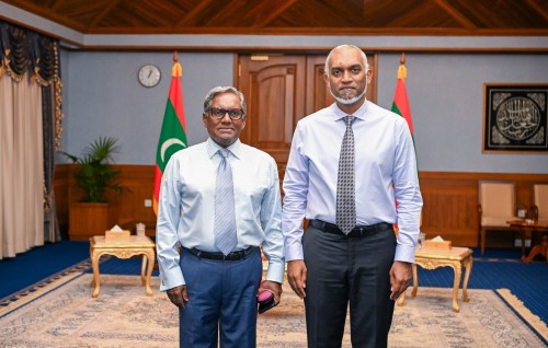 Palestine ge haggugai enme saabithu masahkaiy kuravvaa veriyakee Raees Muizzu: Raees Waheed