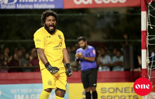 Penalty ah nukuiy Husham ge thafaathaa eku Gan quarter ah, Mathiveri ves quarter ah