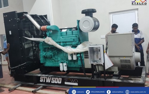 STELCO ge generator aaeku V. Thinadhoo aa engine gein hidhumaiy dheyn fashaifi