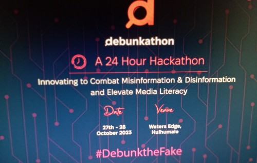 Media literacy aa behey gothun heyluntheri kuruvumah Women in Teck in hackathon eh baavvanee