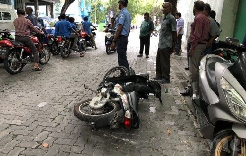 One injured during accident near market