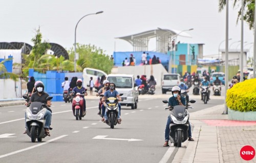 Driving vehicles banned in Male' area from 6 p.m. to 6 a.m.
