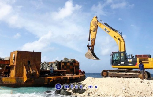 N. Miladhoo harbor project well under way