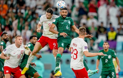 Photo: Qatar World Cup 2022: Saudi aai Poland bahdhalu kuri match