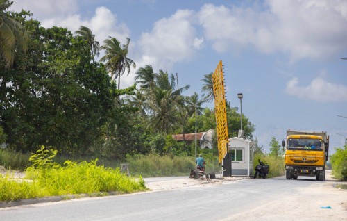 Hulhumale' phase 2 gai fence jahai bandhu kohfaivaa sarahahdhah vanun manaakoffi