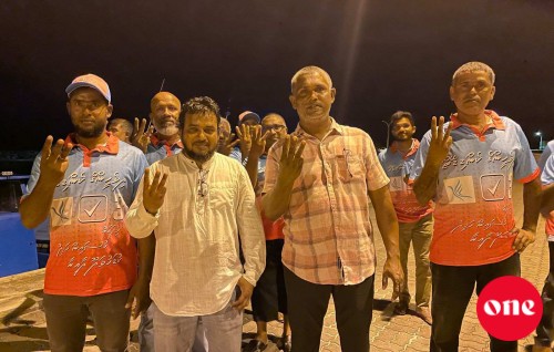 Kudahuvadhoo dhaairaa'ah kurimathili amihlla candidate Ahmed Ibrahim sarukaaru candidate fahathah