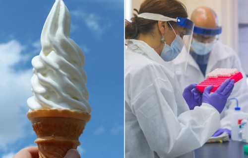 Covid ge kankan goahun goahah, enme fahun Ice Cream ves positive vehjje