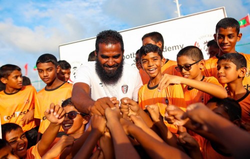 Dhagandey aaeku Th. Guraidhoo Vincere Sports Academy launch koffi