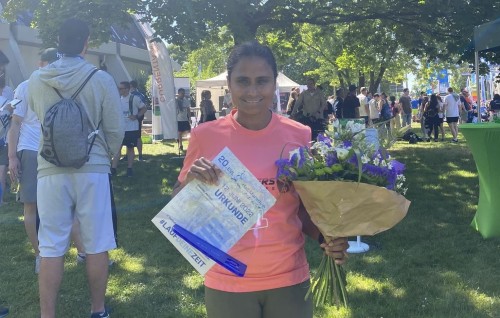 5 Kilometer ge record Samha muguraalaifi, ''Ummeedhakee 20 minute ahvure avas kurun''