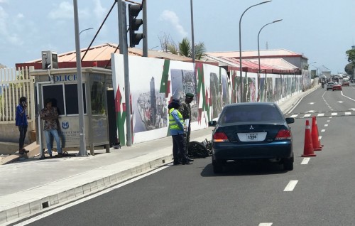 MNDF vehicle runs into accident with motorcycle