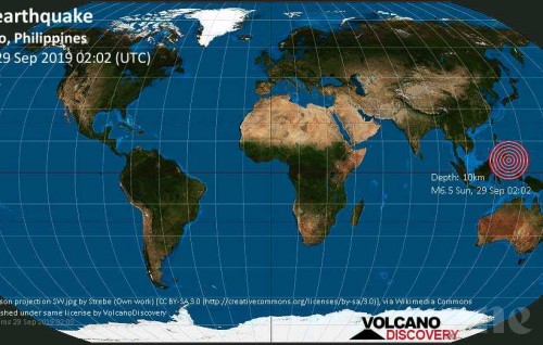 Magnitude 6.4 earthquake strikes off southern Philippines