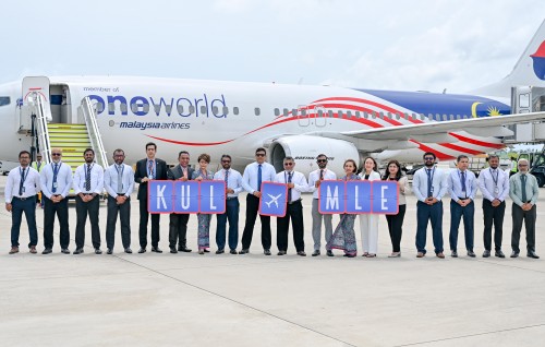 Malaysia airlines ge dhathuru thah Raajje ah alun fashaifi