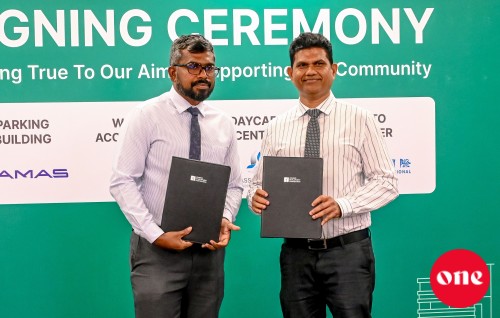 Hulhumale gai daycare center akaai parking building eh gaaimu kuranee