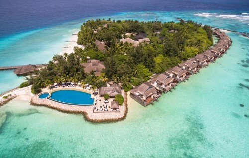 Taj Coral resort ge water villa gai alifaanuge haadhisaaeh hin'gaifi