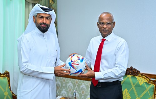 Ooredoo extends World Cup match invitation to President Solih
